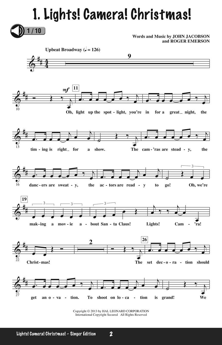 Lights! Camera! Christmas!: A Blockbuster Musical for Young Voices