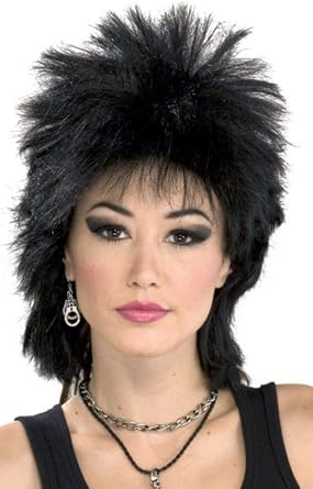 Amazon Com Forum 80s Rock Star Funky Idol Unisex Adult Wig Adult