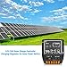 Anself 20A 12V/24V Solar Charge Controller for Solar Panel Battery Overload Protection