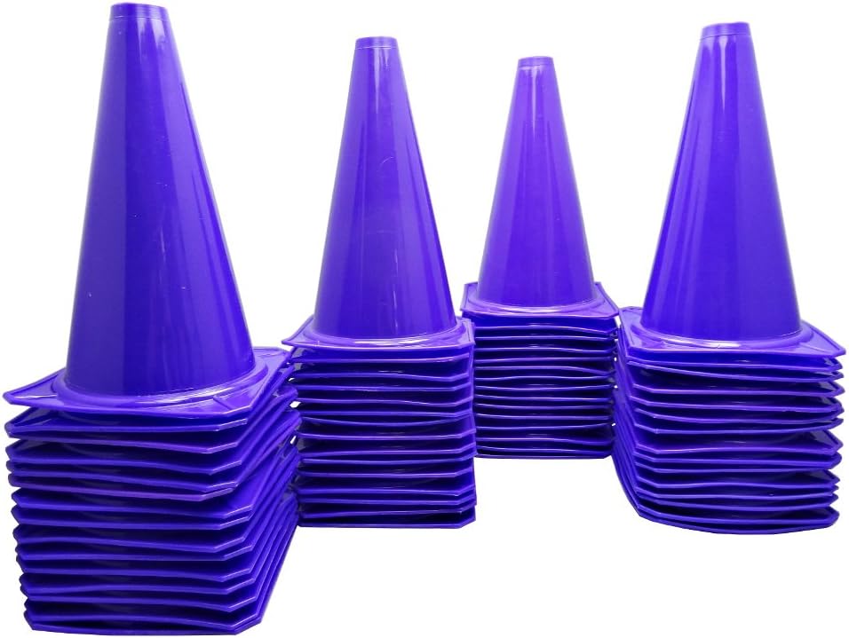 BlueDot Trading Cones (60-Pack), 9-Inch, Blue : Sports & Outdoors