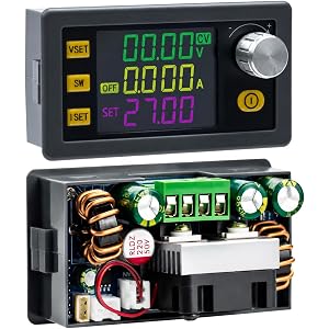 120W Buck Boost Converter, CC CV Adjustable Voltage Regulator with MPPT Solar Charging, 6-36V to 0-36V Dc Boost Converter Col