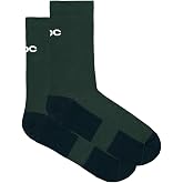 POC Motion Mtb Sock Pargasite Green, L | Motion Sock combines cushioned comfort and supportive design for mountain biking