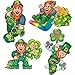 St Patrick's Day Leprechaun 14" Cutout Set of 4