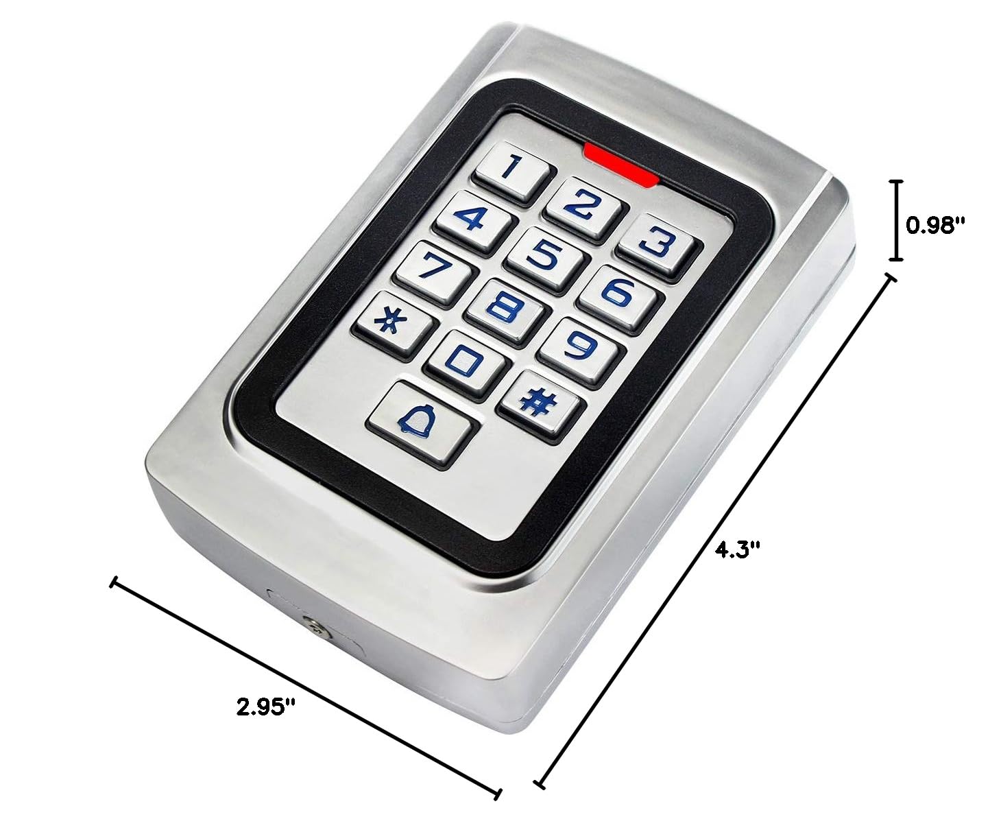 Retekess T-AC04 Garage Keyless Entry Pad,Access Control Keypad,Door Keypad,Wiegand 26 PIN Code RFID Keypad,IP68 Waterproof,2000 Users