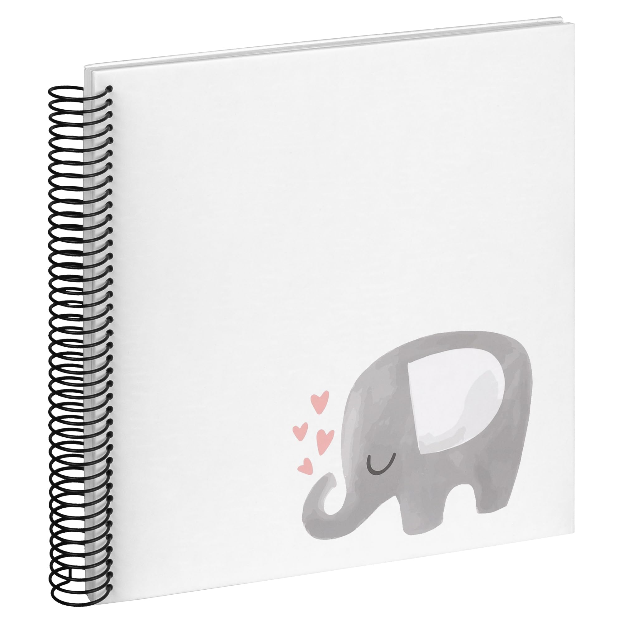 walther design SA-133 Spiral Album, Photo Album, Elefant Hearting, 25x25 cm