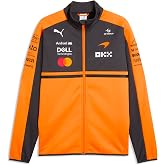 PUMA McLaren F1 2026 Men's Team Softshell Jacket - Orange | Regular fit, 2026 Team Softshell Jacket with front zip, As worn by the team and drivers, Team and partner logos