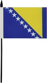 AZ FLAG Bosnia and Herzegovina Table Flag 4x6 10 cm Mini Desk Flag 15 x 10 cm view 2
