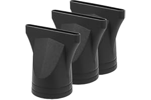 Baluue Hair Dryer Nozzle Replacement 3Pcs Blow Dryer Diffuser Attachments for Salon Styling Lightweight Durable Universal Fit