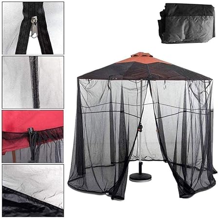 Sombrilla Parasol A Prueba de Insectos Pantalla Paraguas Cubierta