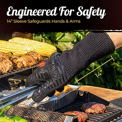 Grilling Gloves Heat Resistant Bbq Heat Resistant BBQ Gloves