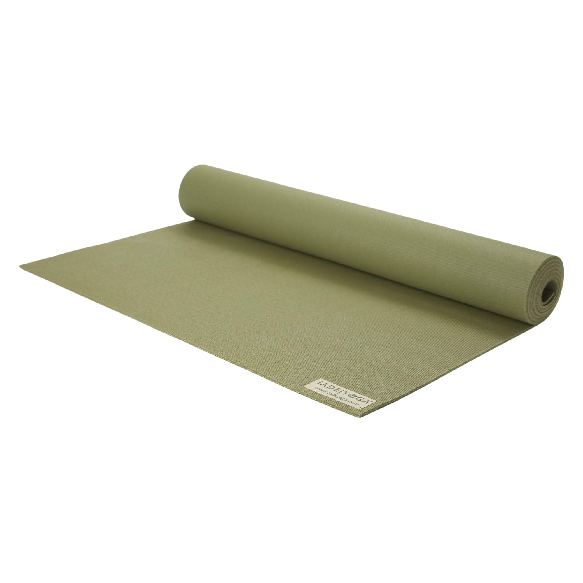 JADE YOGA Harmony 3/16" x 24" x 68" Olive Green Yoga Mat