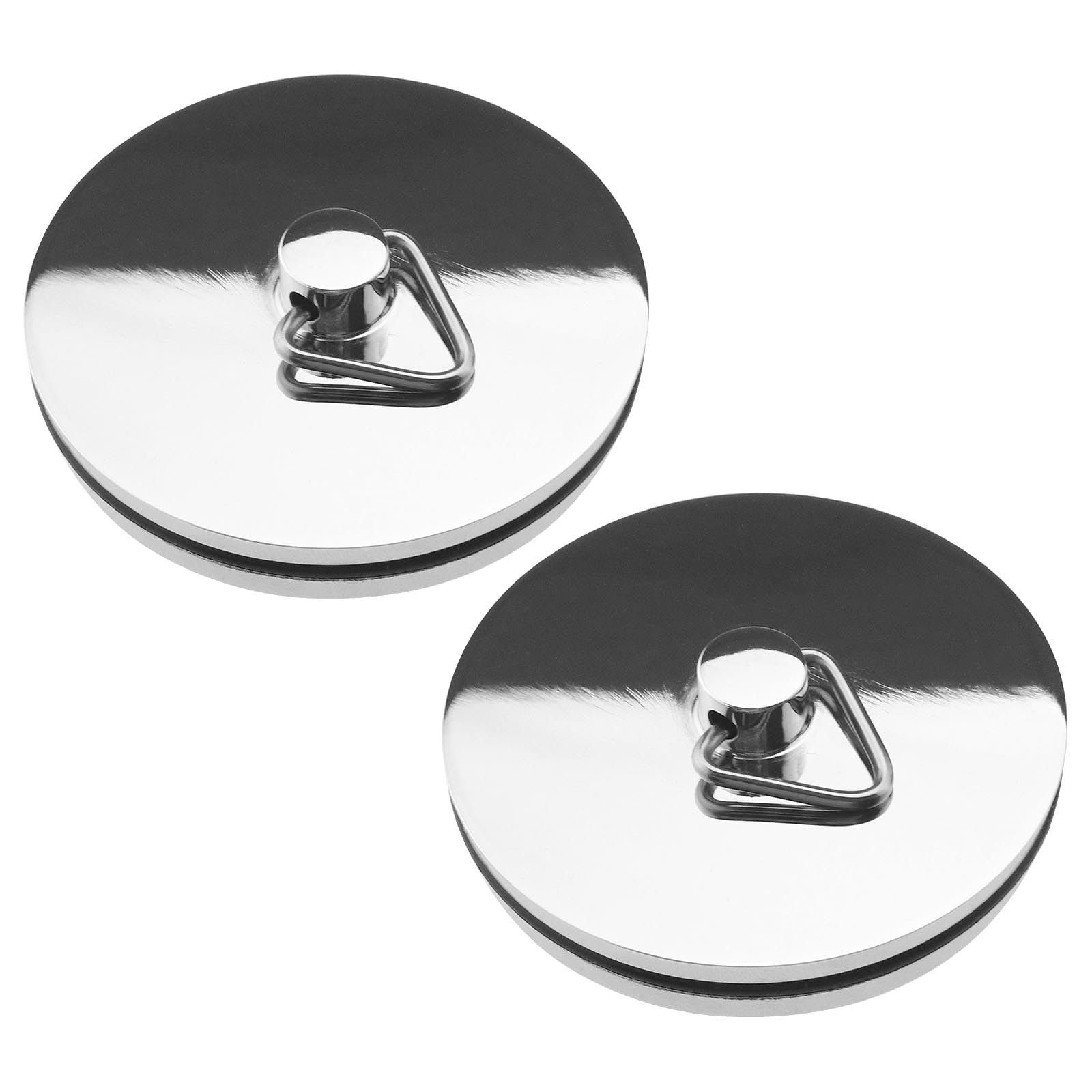 SG Store 2PCS 45mm 1-3/4 Inch Basin Sink Plug Chrome-Plated Brass Bath Drain Stopper Cover for Kitchen Sink Bathroom Bathtub Handbasin