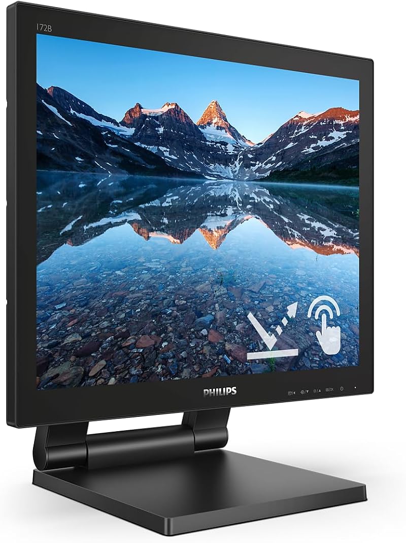 Philips 172B9TL 17 Inch Touch Monitor 1280x1024 1ms HDMI DVI VGA DP USB 3.1