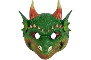 Himine Children's Cartoon Dragon Mask Wings set Children's day Halloween Christmas Party Performance Props