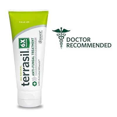 terrasil&reg; Anti-fungal Treatment MAX - 6X Faster Doctor Recommended 100% Guaranteed All-Natural Soothing Clotrimazole OTC-Registered ointment for fungal infections jock itch male yeast infection- 50g
