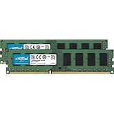 Crucial RAM 8GB Kit (2x4GB) DDR3 1600 MHz CL11 Desktop Memory CT2K51264BD160B