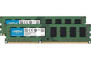 Crucial RAM 8GB Kit (2x4GB) DDR3 1600 MHz CL11 Desktop Memory CT2K51264BD160B