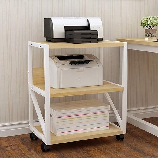 Printer Desktop Stands 3Tier Printer Stand for Fax, Scanner, Printer