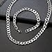 Potok S925 Sterling Silver Cat Moon Necklace Cat and Moon Pendant Necklace,18'' (Chains)