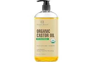 Botanic Hearth Massage Oil |Refreshing, Relaxing Massage Oils for Muscle Relaxing & Joint Comfort | Made with Natural Oils | for All Skin Types, for Men & Women | Castor Oil 8 Fl Oz