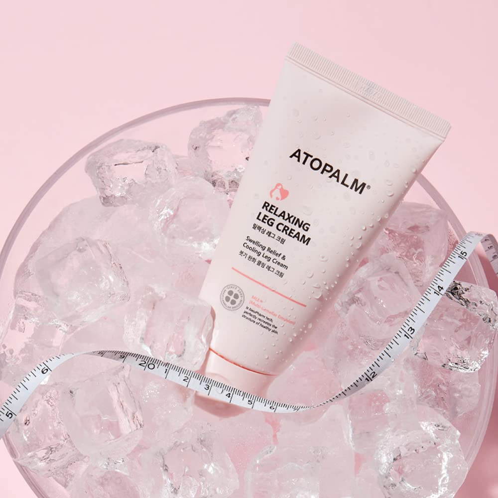 ATOPALM Maternity Care Relaxing Leg Cream 5 Fl Oz | Swelling Relief Calming Cream for Swollen legs and weakened skin elasticity | Refreshing Cooling Effect of Reducing Legs Skin Tempreature