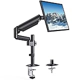 HUANUO Single Monitor Arm, Tall Computer Monitor