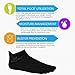 Mens No Show Toe Socks 6 Pairs Original Weight Low Cut Running Toe Socks 8-10.5