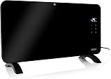 Princess Smart Connected Electric Heater Glass Panel 1500W Black App Voice view 1