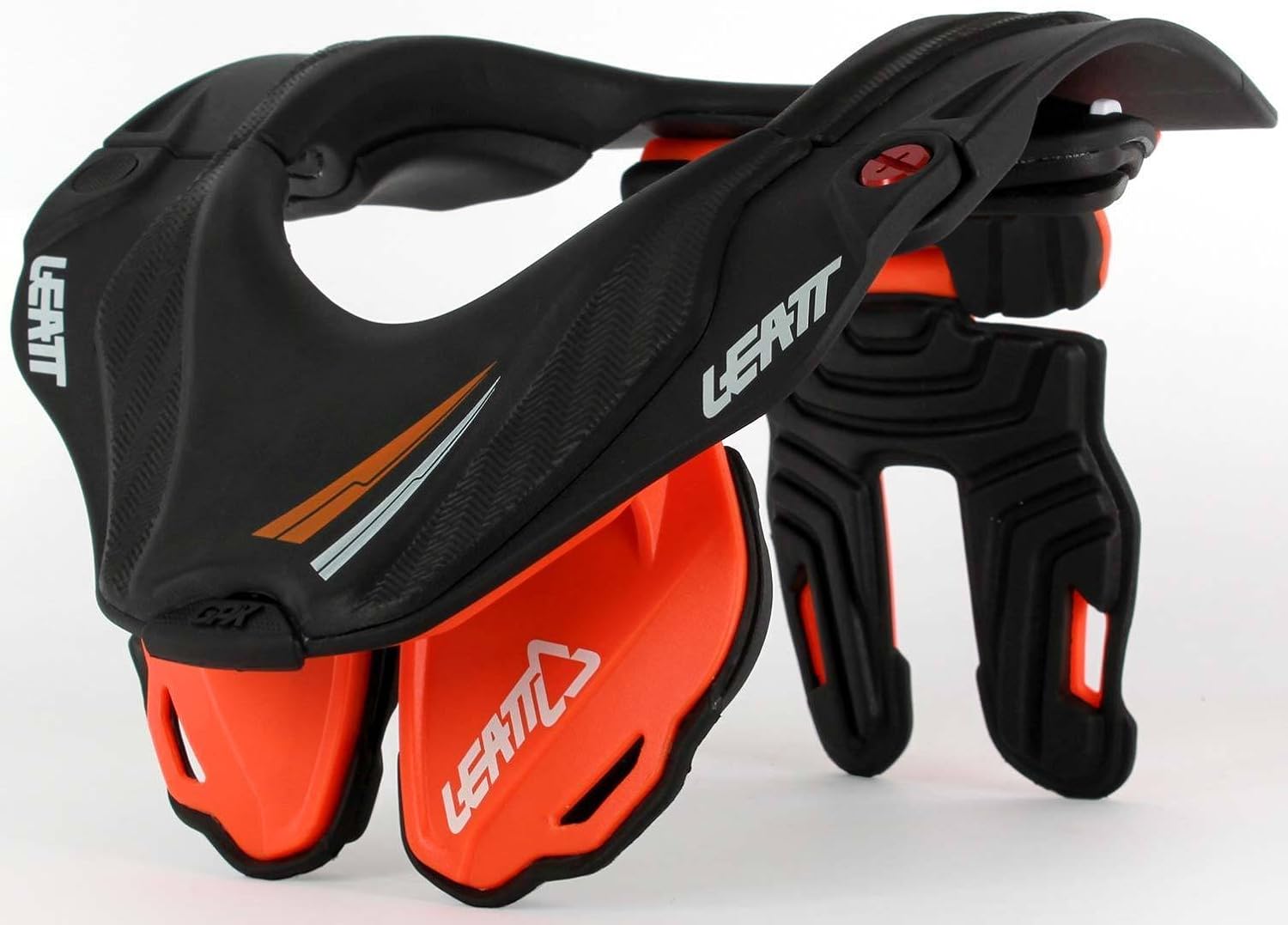 Leatt GPX 5.5 Neck Brace (Orange/Black, Junior) Automotive