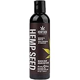 Hemp Seed Massage & Body Oil - 8 fl. oz. - Nourishing, Moisturizing Massage Oil - Hemp Seed, Apricot, Grapeseed & Sweet Almond Oil - Vegan & Cruelty Free