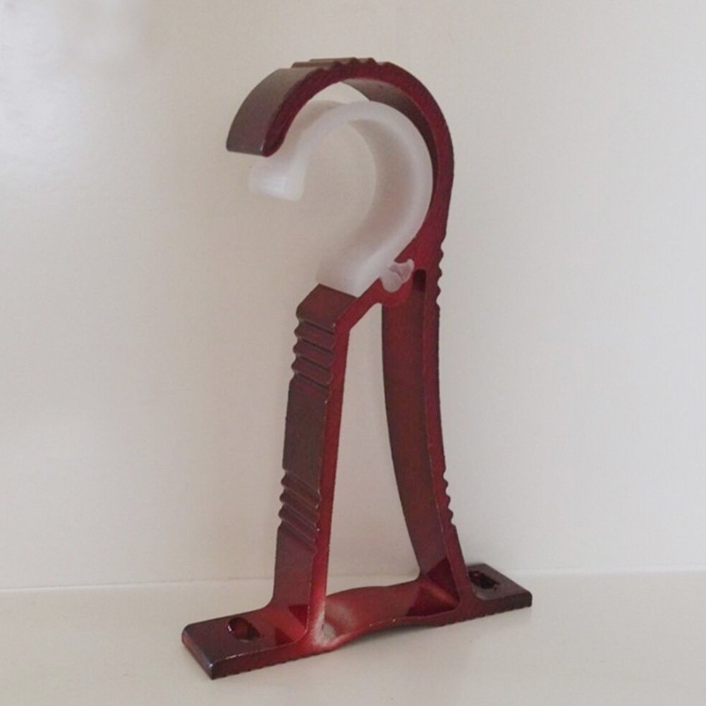 soporte de pared para techo de metal Soporte para barra de cortina