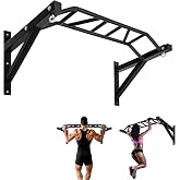 MKSY Multifunctional Wall Mount Pull-Up Bar Fitness Equipment,Chin-Up for Indoor Home Gym Workout,Supports to 440 Lbs