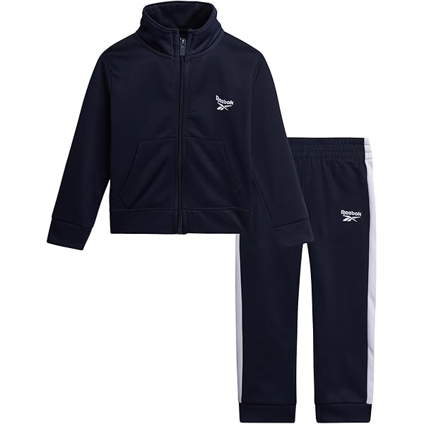 Amazon.com: Reebok Boys Tracksuit Set - 2 Piece Athletic Tricot