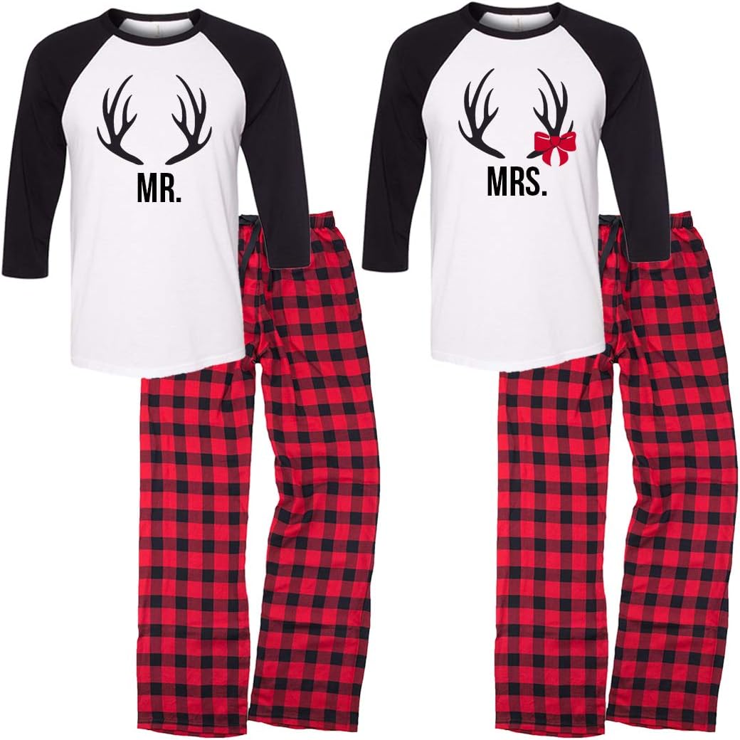 Mr. and Mrs. Antler Pajama Set