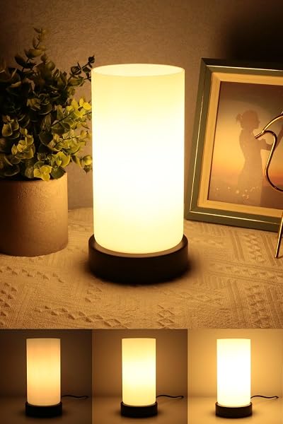 HSLighting Bedside Lamp Touch Control Night Light 3 Level Dimmable