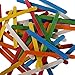 Gmark Wooden Craft Sticks 1000 ct - 750 Natural Food Grade Popsicle and 250 Craft Sticks Colored Combo - DIY Crafts Creative GM1072…
