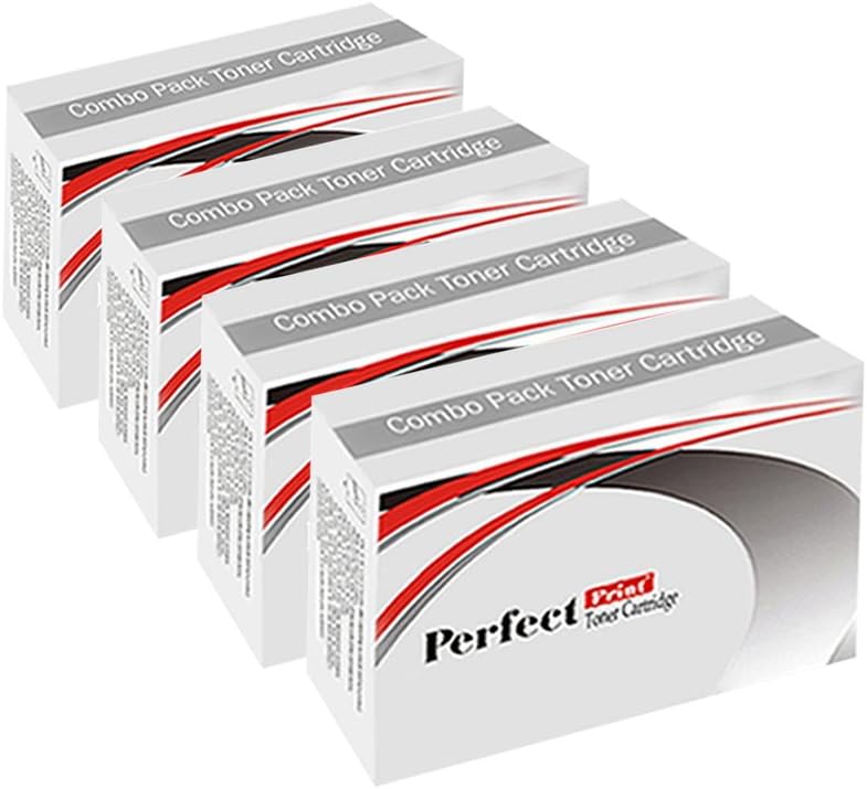 PerfectPrint Compatible Toner Cartridge Replacement For HP Laserjet 3600 3600N 3600DN Q6470A Q6471A Q6472A Q6473A (Black/Cyan/Magenta/Yellow