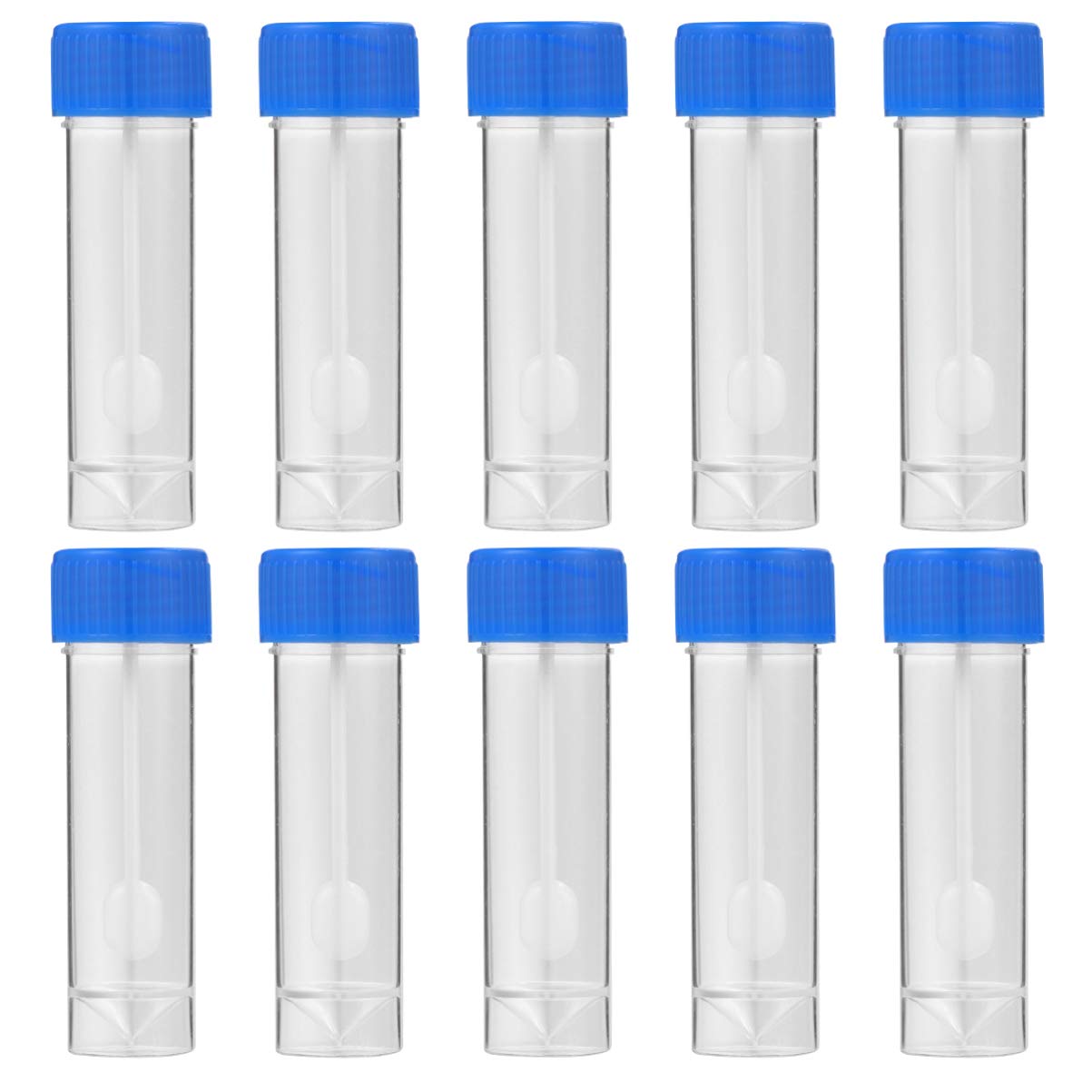 Milisten 10Pcs Stool Specimen Cup Stool Container Test Tubes Sample