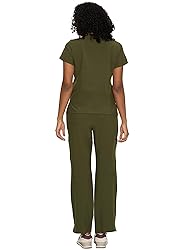 floralhue Scrubs for Women, V-Neck Scrubs Top