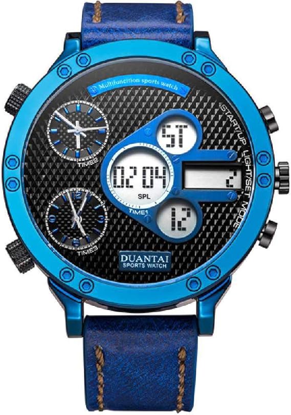 LYAO DUANTAI Designer Uhren Herren Sportuhren Quarzuhr Herren Lederband ...
