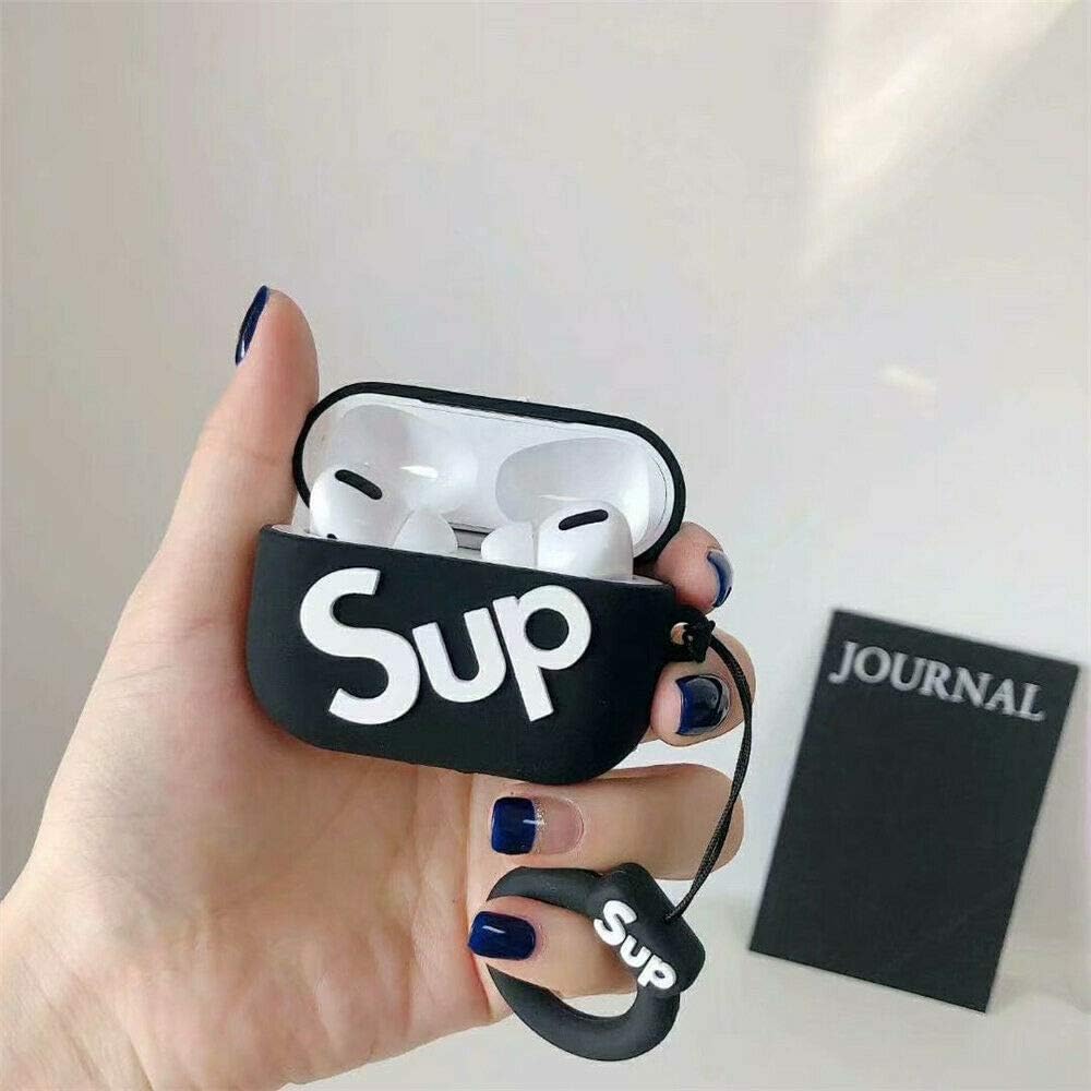 GadgeTEQ 3D Sup Case for Apple AirPods Pro Bluetooth Earphone Protective Cover Headset Charging Box for Airpods 3 Pro Cases