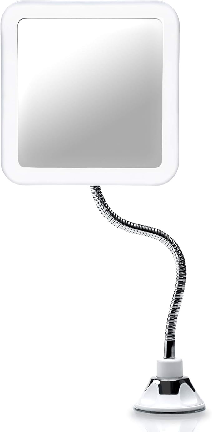 Fancii Magnifying Mirror 10X with LED Light and Flexible Gooseneck