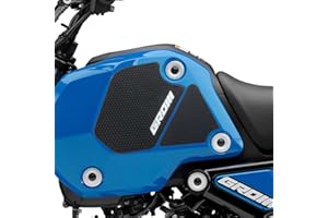 KATIE DEVI GROM tank pad GROM MSX125 2021-2023 GROM (GROM) msx125 GROM 125 dedicated protection tank pad tank pad knee grip rubber custom parts anti-scratch black black tank protector Asuraku Grom 125 GROM logo