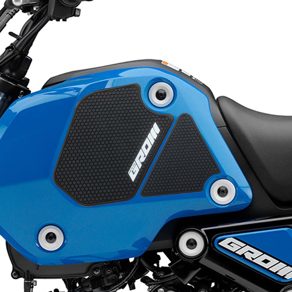 Photo 1 of GROM tank pad GROM MSX125 2021-2023 GROM (GROM) msx125 GROM 125 dedicated protection tank pad tank pad knee grip rubber custom parts anti-scratch black black tank protector Asuraku Grom 125 GROM logo
