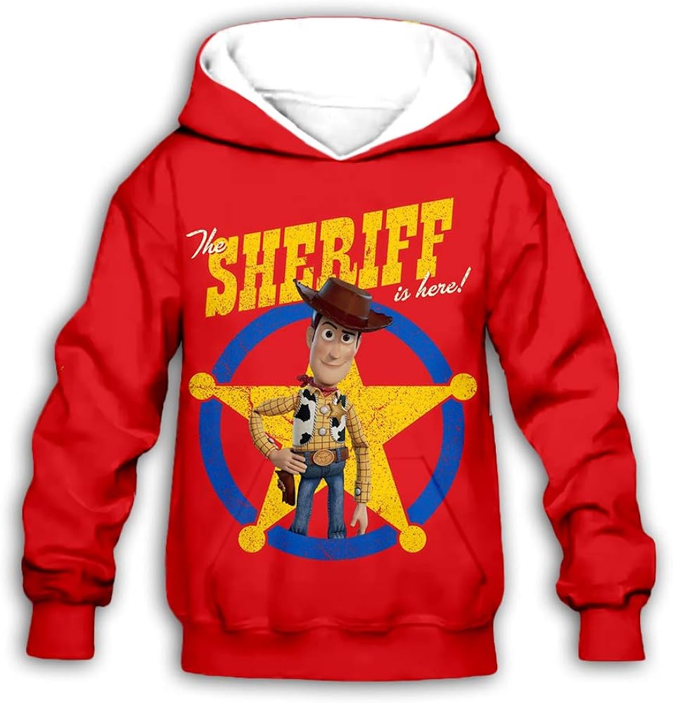 Amazon.com: PLstar Cosmos Sheriff Woody&Buzz Lightyear Hoodie Toy Story Hoodies(Toy-H5,XL): Clothing