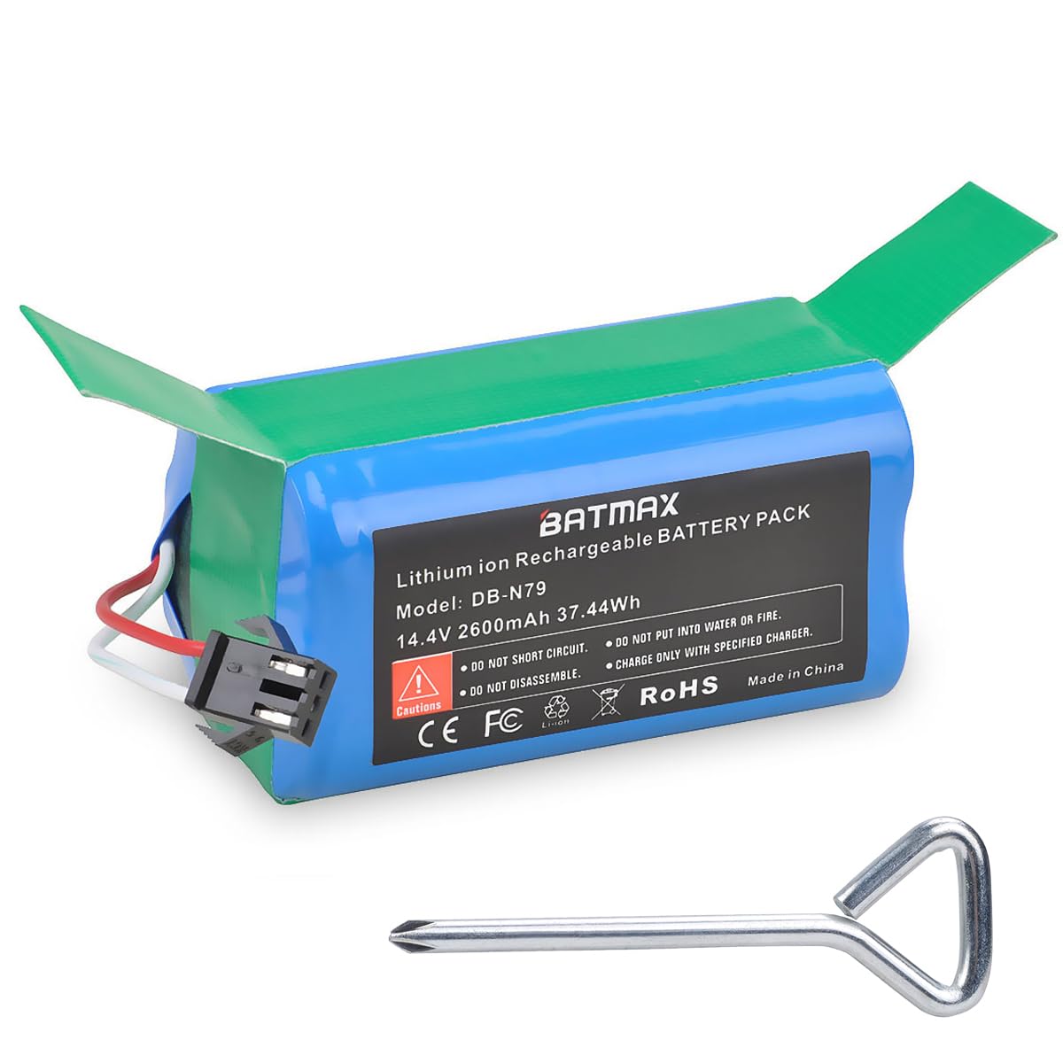 DuraPro 2600mAh Li-ion Battery for Ecovacs Deebot N79 N79S DN622;Eufy RoboVac 11,11S,11S,12,15C,15C MAX,15T,30,30C,30 MAX,35C Vacuum Batteries