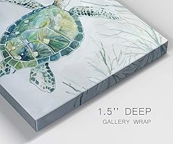 Renditions Gallery Seaglass Turtle Wall