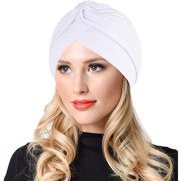 Turbante Elegante Para Mujer Gorro Oncológico Con Banda