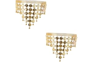 Toddmomy Headgear Bohemian Hair Bands Belly Dancing Headband Tribal Hair Band Head Bandana PVC