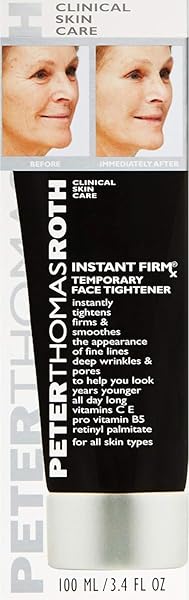PETER THOMAS | INSTANT FIRMX TEMPORARY FACE TIGHTENER | FIRM AND SMOOTH THE LOOK OF FINE LINES, DEEP WRINKLES AND PORES[MIGEMI(3.4 FL OZ)]